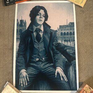 Jack White 'Lazaret' 'The Crow' Rory Kurtz Poster Limited Third Man Records 2017